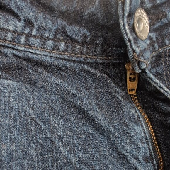 Volcom Men's Blue Denim Jeans Roadhouse Juan Boot Leg Diamond Embroidery Size 29 - Picture 6 of 10